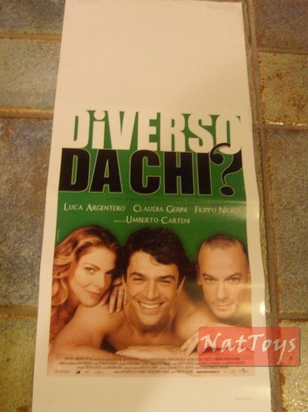 Film Poster DIFFERENT FROM WHO? Argentero, Gerini, Nigro Original Poster