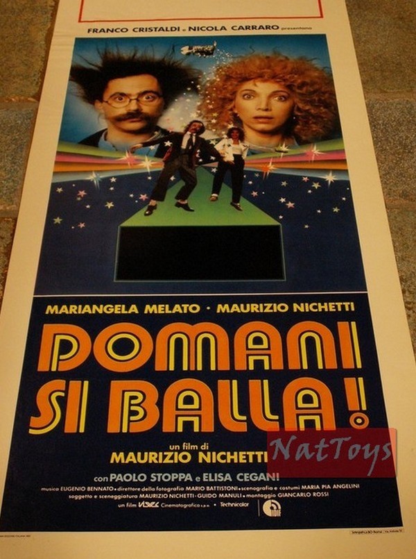 Film Poster TOMORROW WE DANCE Mariangela Melato M. Nichetti Original Poster