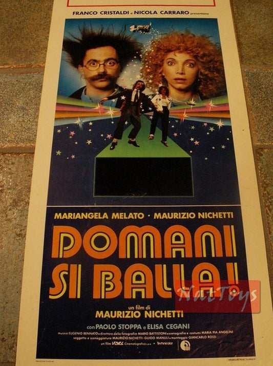 Film Poster TOMORROW WE DANCE Mariangela Melato M. Nichetti Original Poster