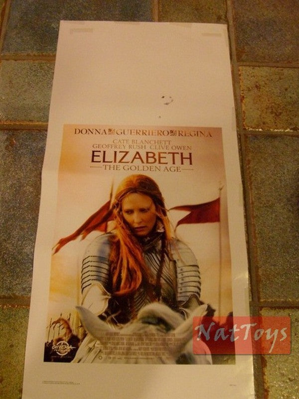 Locandina Film ELIZABETH THE GOLDEN AGE con Cate Blanchett Original Poster