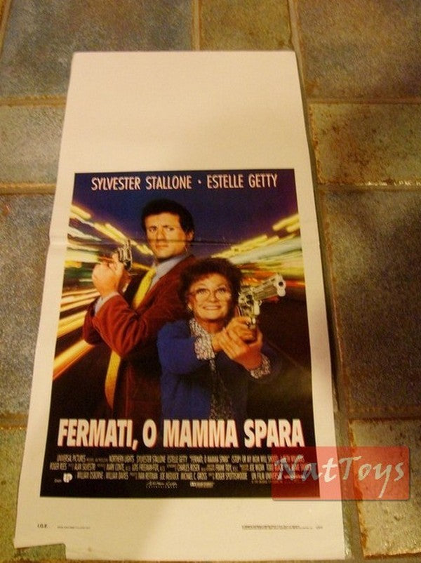 Locandina Film FERMATI O MAMMA SPARA Silvester Stallone Original Poster Cinema