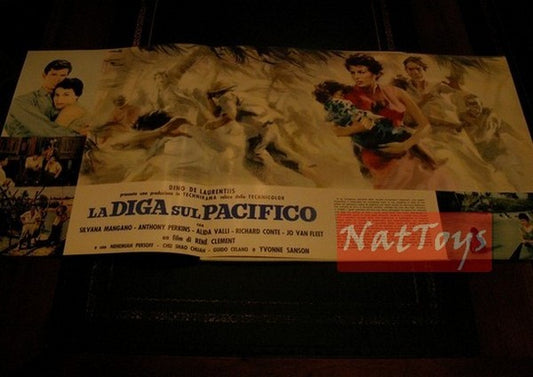 Locandina Film FOTOBUSTA LA DIGA SUL PACIFICO 1957 Original Poster