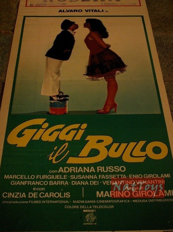 Locandina Film GIGGI IL BULLO con Adriana Russo Original Poster Cinema