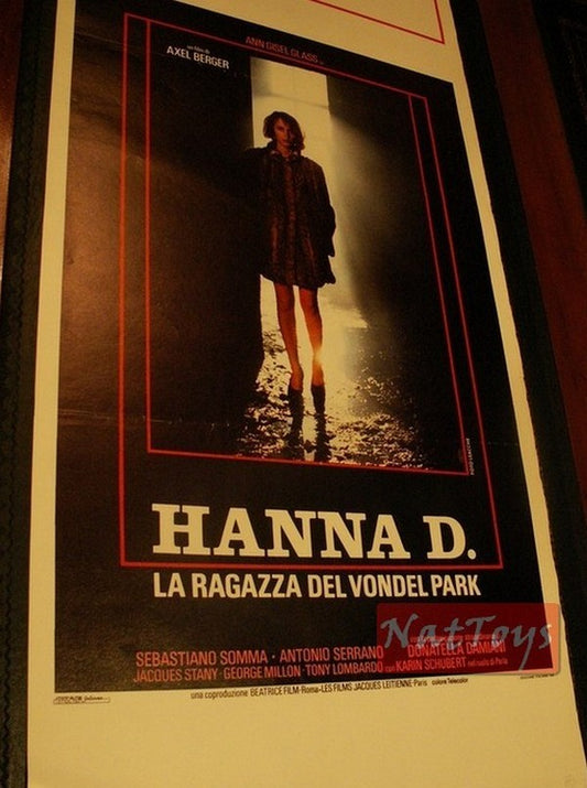 Film Poster HANNA D. THE GIRL FROM VONDEL PARK Original Cinema Poster