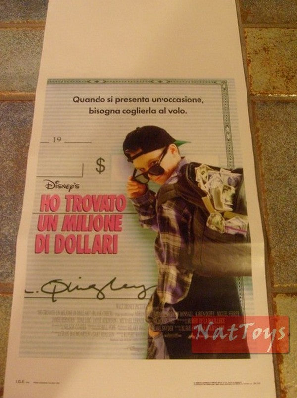 Film Poster I FOUND A MILLION DOLLARS Original Cinema Poster