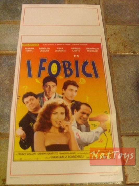 Locandina Film I FOBICI con Sabrina Ferilli, Laurenti, Tognazzi Original Poster