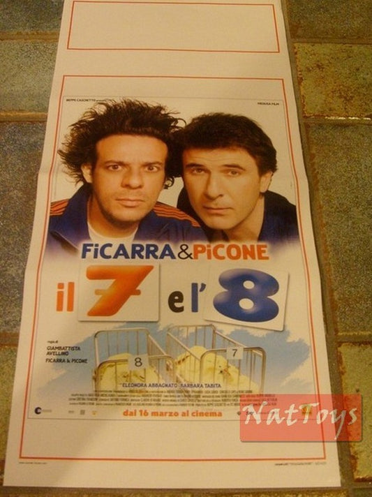 Film Poster IL 7 6 L'8 with Ficarra and Picone Original Cinema Poster