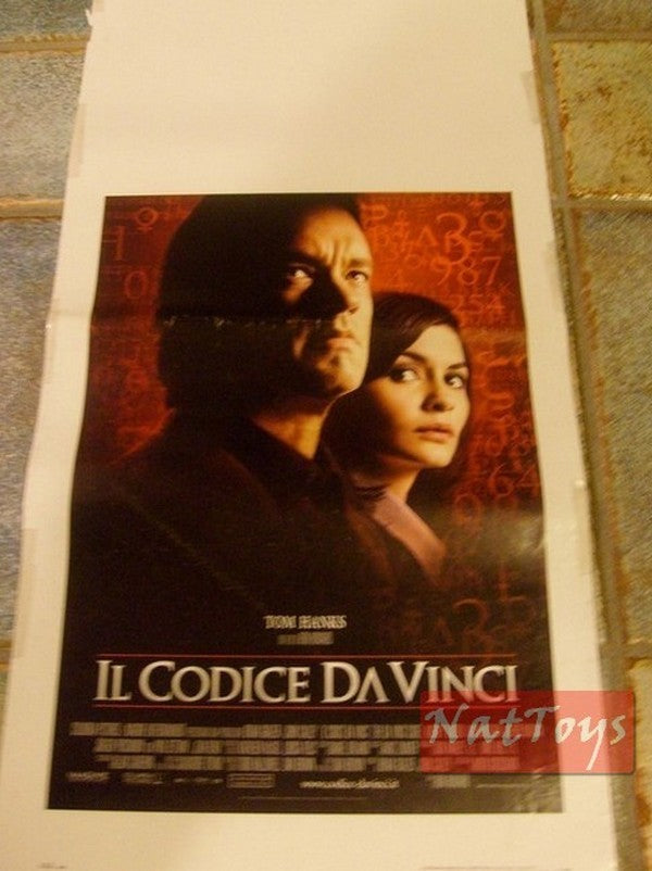 Locandina Film IL CODICE DA VINCI con Tom Hanks Original Poster Cinema