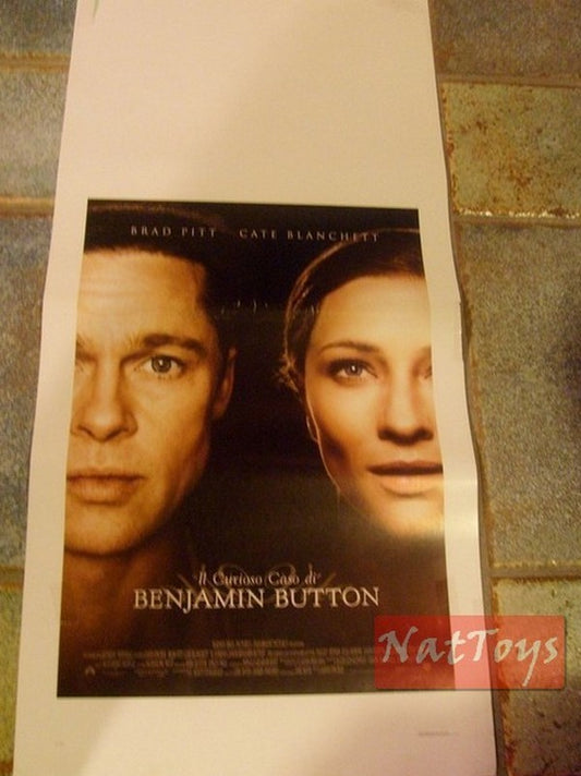 Locandina Film IL CURIOSO CASO DI BENJAMIN BUTTON con Brad Pitt Original Poster