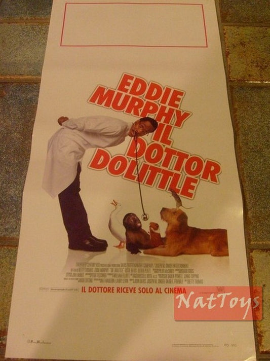 DOCTOR DOLITTLE Film Poster with Eddie Murphie Original Cinema Poster