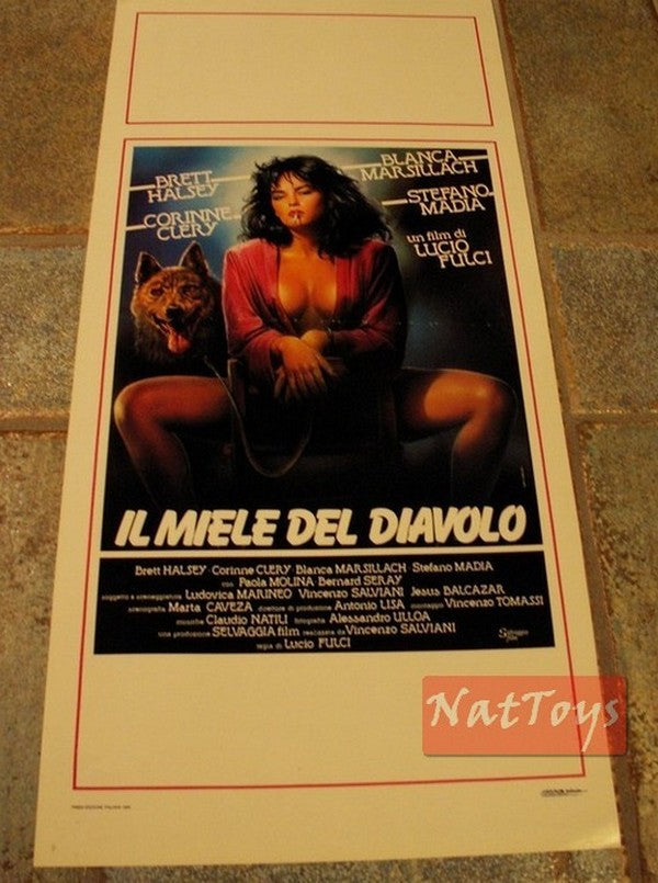 Locandina Film IL MIELE DEL DIAVOLO con Corinne Clery Original Poster Cinema