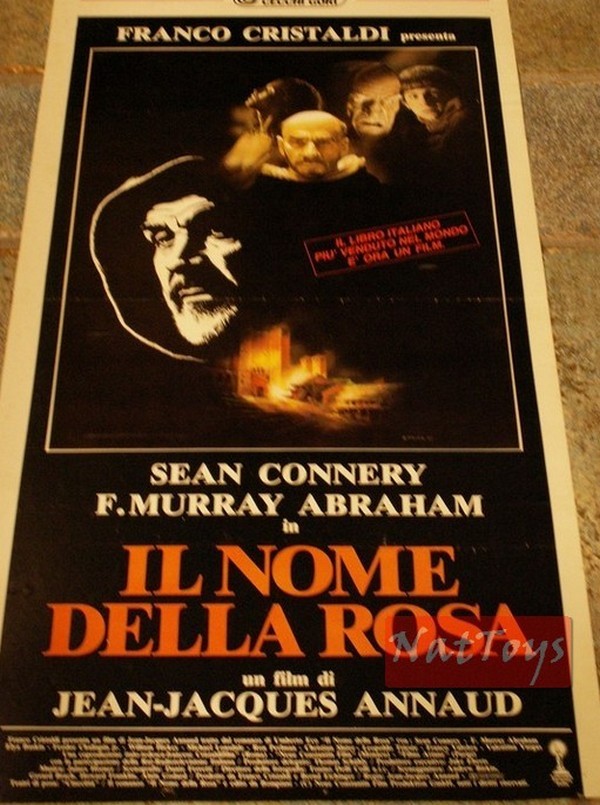 Film Poster THE NAME OF THE ROSE 1986 with Sean Connery Original Cinema Poster