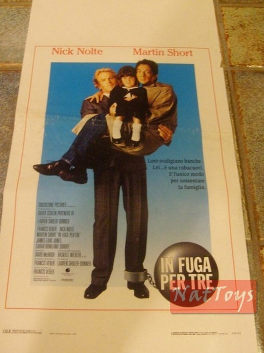 Locandina Film IN FUGA PER TRE con Nick Nolte , Martin Short Original Poster