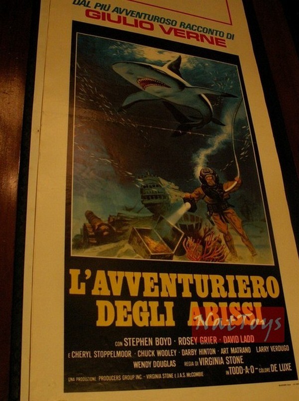 Locandina Film L'AVVENTURIERO DEGLI ABISSI Original Poster Cinema