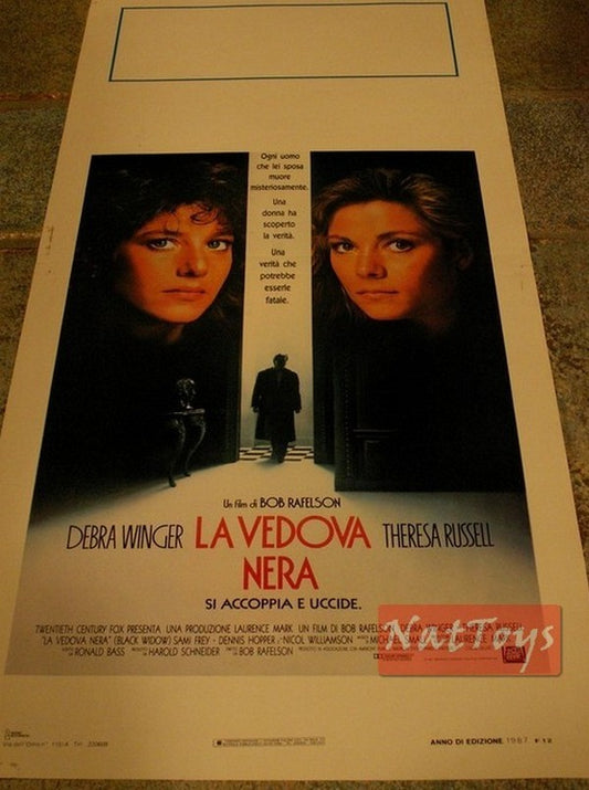 Film Poster THE BLACK WIDOW with Debra Winger and Theresa Russell Original Poster