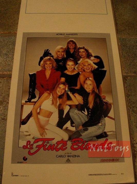 Film Poster THE FAKE BLONDES by Carlo Vanzina Original Cinema Poster