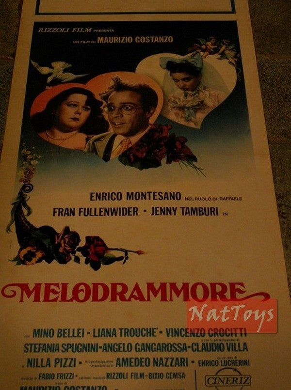 Film Poster MELODRAMAMORE 1978 with Enrico Montesano Original Cinema Poster