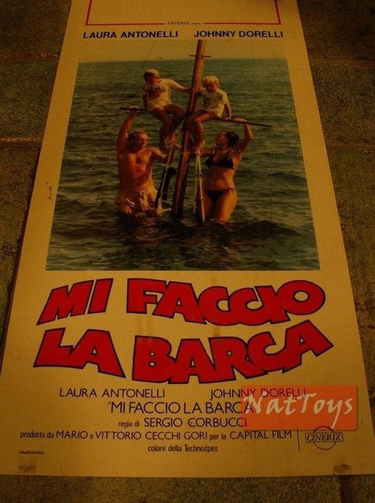 Film Poster I DO THE BOAT Johnny Dorelli Laura Antonelli Original Poster