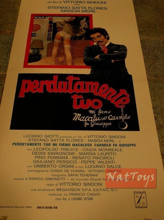 Film Poster PERDUTENTLY YOURS S. Satta Flores and Mascia Meril Original Poster