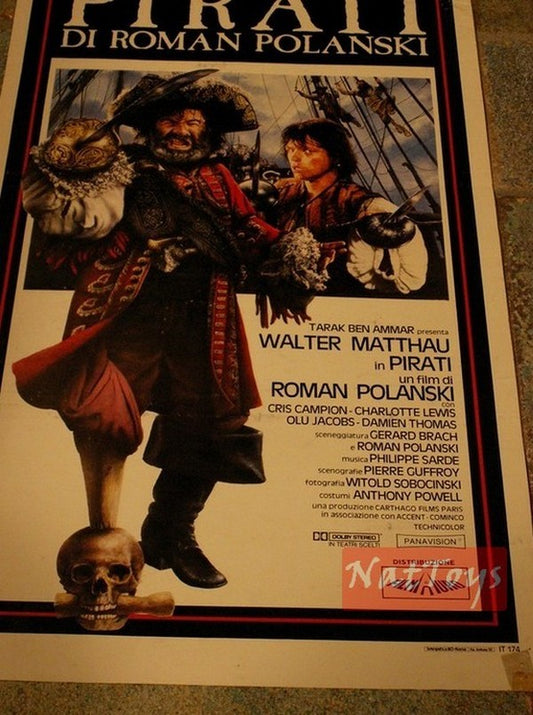 PIRATES Film Poster by Roman Polanski with Walter Matthau Original Poster