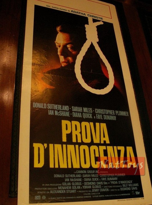 Film Poster PROOF OF INNOCENCE with Donald Sutherland Original Cinema Poster