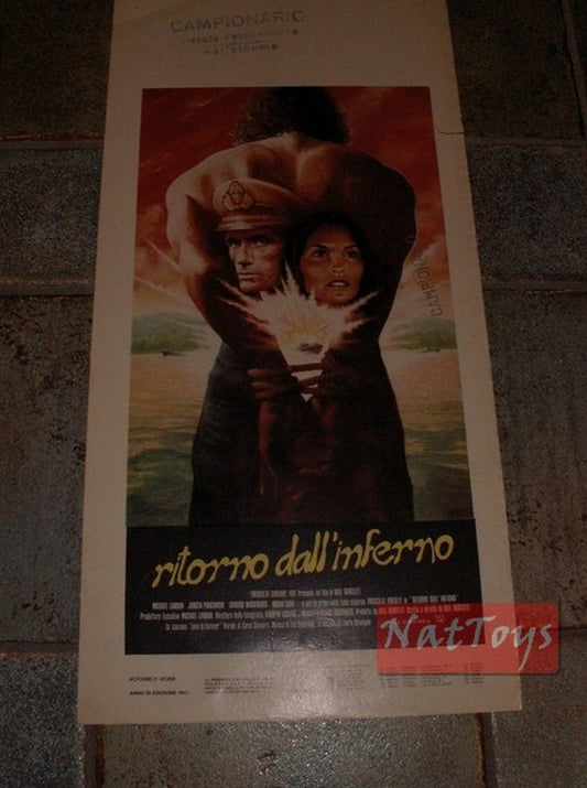 Locandina Film RITORNO DALL'INFERNO 1983 con Michael Landon  Original Poster