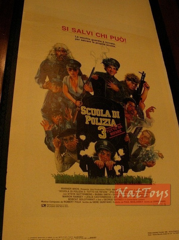 Locandina Film SCUOLA DI POLIZIA 3 Original Poster Cinema