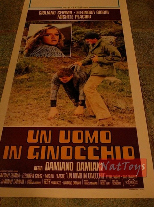 Film Poster A MAN ON KNEES by Giuliano Gemma E. Giorgi Original Poster