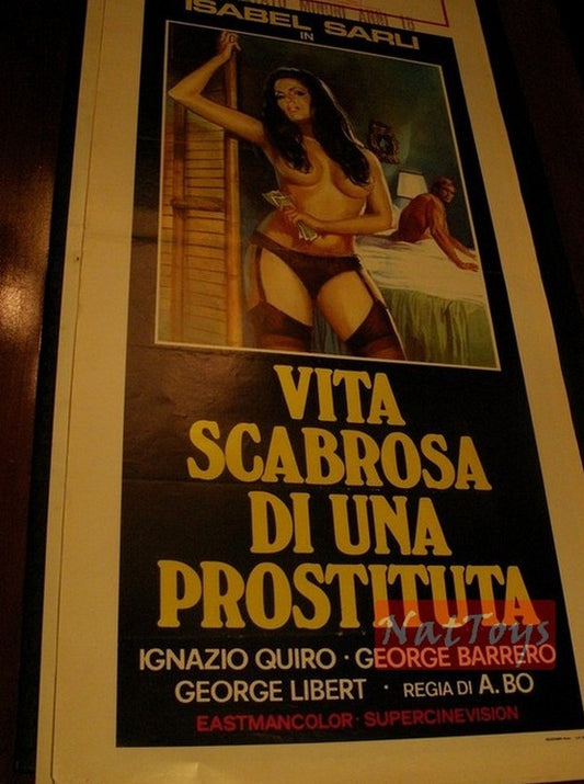 Film Poster SCABROUS LIFE OF A PROSTITUTE Original Cinema Poster