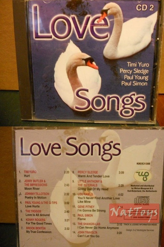 LOVE SONGS COMPILATION CD2 Original Used Audio CD