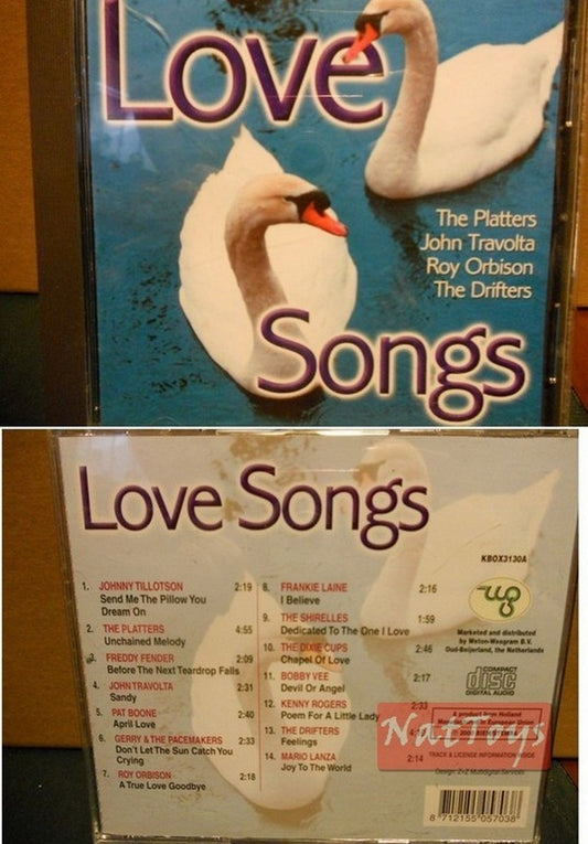 LOVE SONGS COMPILATION Original Used Audio CD