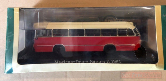 Magirus Deutz Saturn II 1964 Classic Coaches Bus Collection 1:72 Atlas DIE CAST compatible with