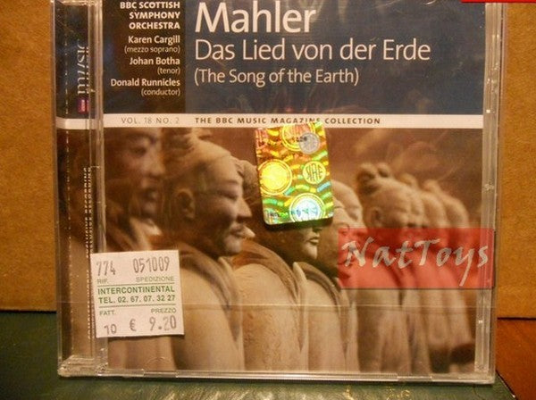 MAHLER DAS LIED VON DER ERDE THE SONG OF THE HEART New Original New CD Audio