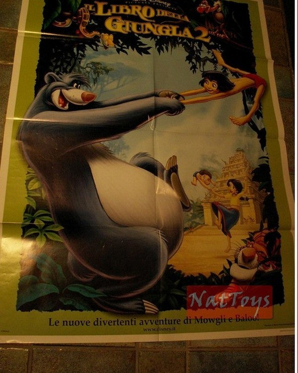 Manifesto Film IL LIBRO DELLA GIUNGLA 2 Walt Disney Original Poster