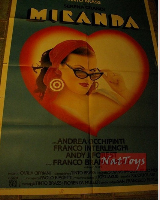 Manifesto Film MIRANDA con Serena Grandi Original Poster