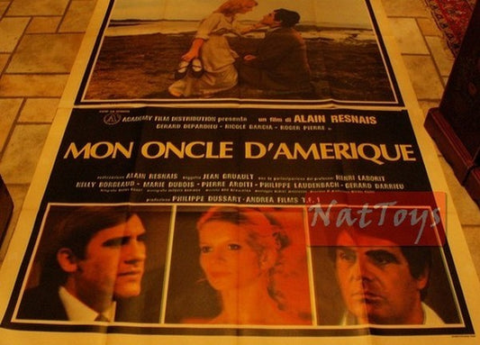 Affiche de film MON ONCLE D'AMERIQUE 1980 4F Affiche originale