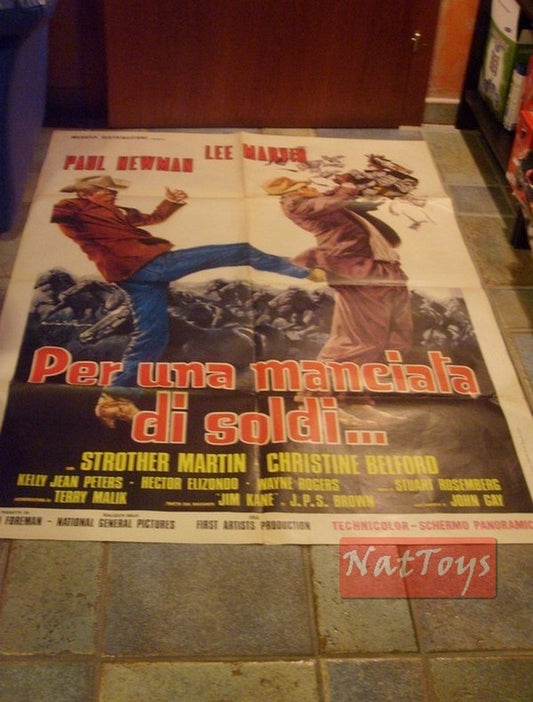 Manifesto Film PER UNA MANCIATA DI SOLDIÿ1972 Paul Newman Original Poster