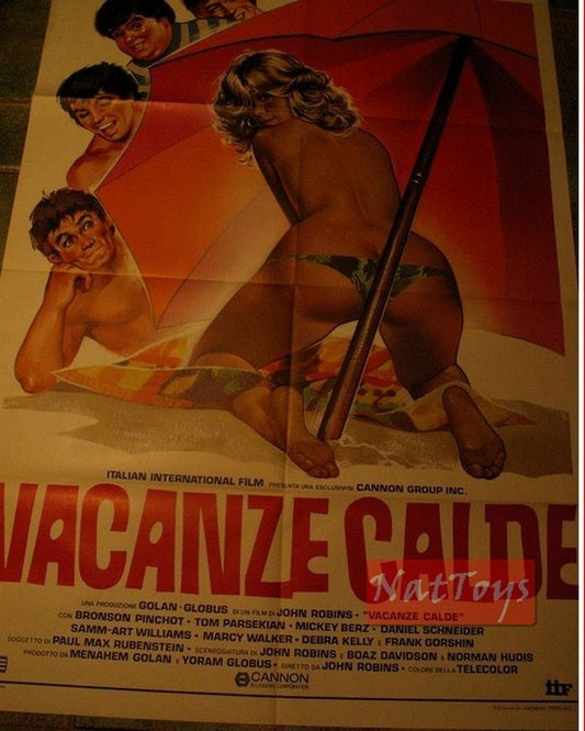 Affiche de film VACANCES CHAUDES 1984 type2 Affiche originale