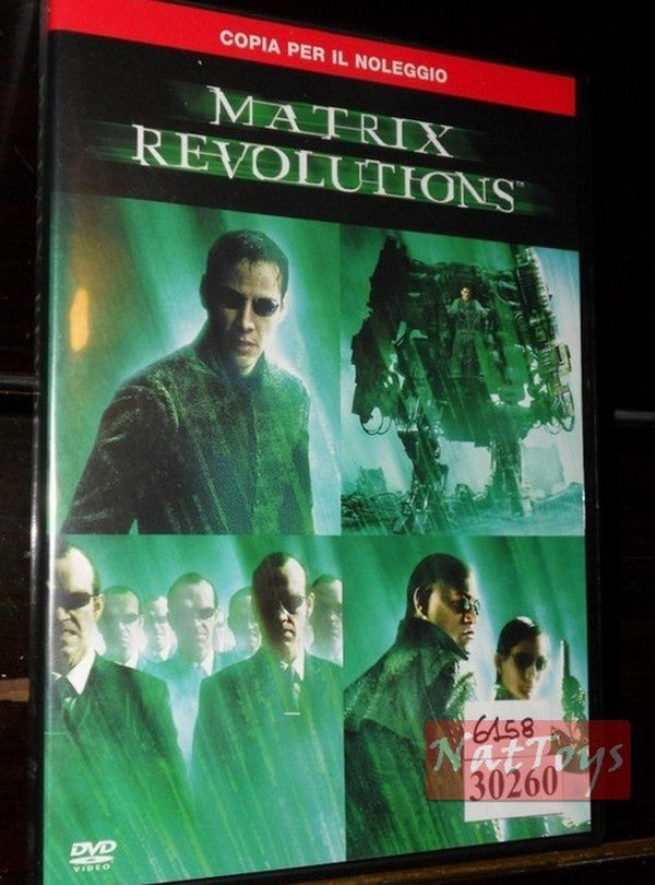 MATRIX REVOLUTIONS Keanu Reeves Film DVD Originale Video