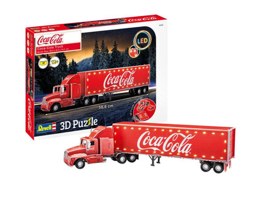 SCALE MODEL COMPATIBLE WITH 3D PUZZLE COCA COLA TRUCK (LED VERSION) REVELL RV00152