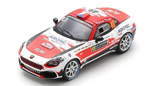 SCALE MODEL COMPATIBLE WITH ABARTH 124 N.49 MONTE CARLO 2022 M.RADA-J.JUGAS 1:43 SPARK MODEL S6701