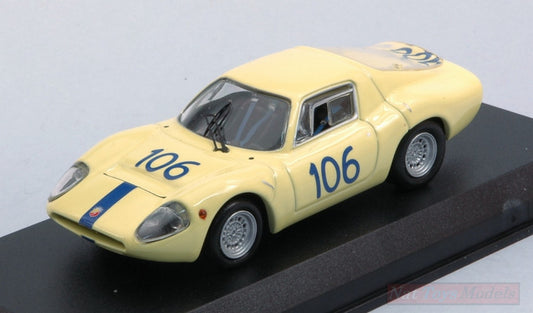 MODELE REDUIT COMPATIBLE AVEC ABARTH 1300 OT N.106 TARGA FLORIO 1968 G.VIRGILIO-S.PANEPINTO 1:43 MEILLEUR MODELE BT9770