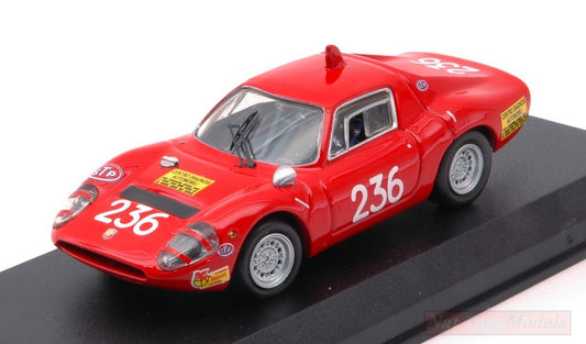 SCALE MODEL COMPATIBLE WITH ABARTH 1300 OT N.236 WINNER CLASS TARGA FLORIO 1970 GUIDO GARUFI 1:43 BEST MODEL BT9766