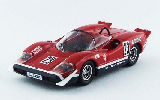 SCALE MODEL COMPATIBLE WITH ABARTH 2000 S N.23 14th SILVERSTONE 1969 ED SWART 1:43 BEST MODEL BT9568