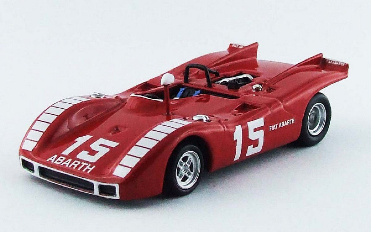 SCALE MODEL COMPATIBLE WITH ABARTH 2000 SP N.15 41st 500 Km NURBURGRING 1970 KURT AHRENS JR. 1:43 BEST MODEL BT9565