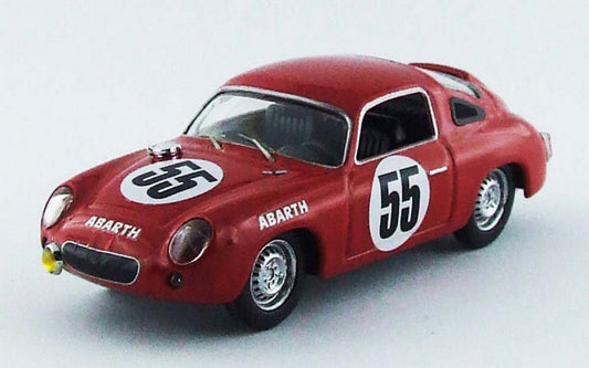 SCALE MODEL COMPATIBLE WITH ABARTH 700 S N.55 24th LM 1961 CONDRILLIER-FOITEK 1:43 BEST MODEL BT9570