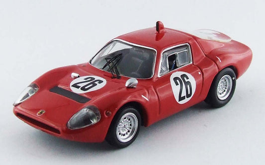 SCALE MODEL COMPATIBLE WITH ABARTH OT 1300 N.26 8th TRENTO-BONDONE 1968 A.KROHE 1:43 BEST MODEL BT9547