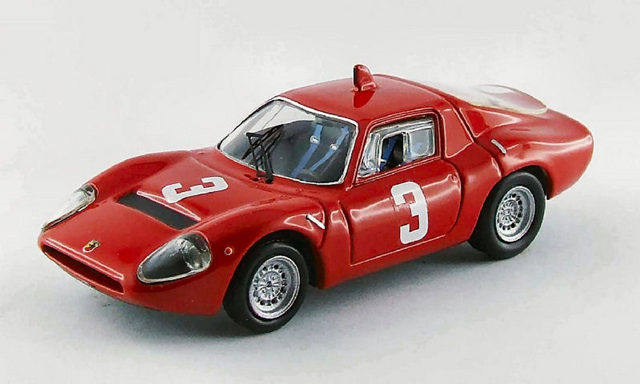 MODÈLE RÉDUIT COMPATIBLE AVEC ABARTH OT 1300 N.3 VAINQUEUR DU GRAND PRIX D'HOCKENHEIM T.HEZEMANS 1:43 MEILLEUR MODÈLE BT9523