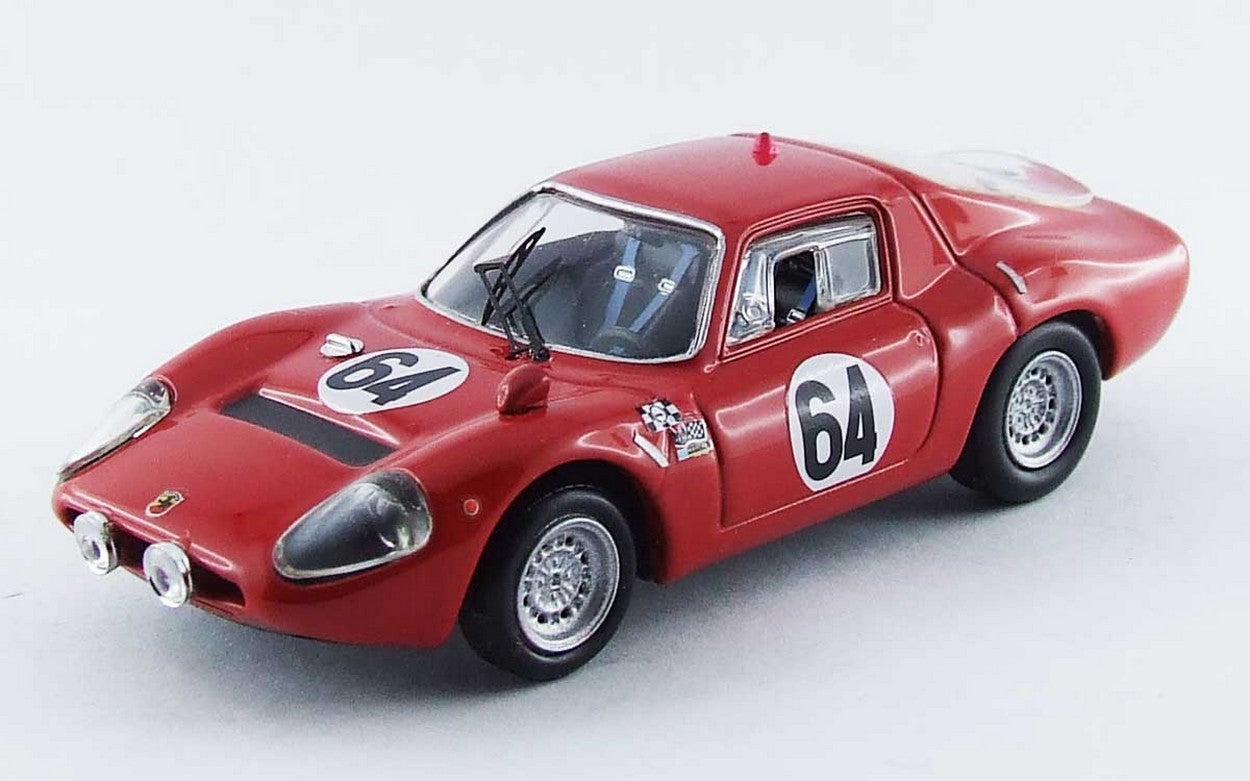 SCALE MODEL COMPATIBLE WITH ABARTH OT 1300 N.64 16th LM 1967 MARTIN-MESANGE 1:43 BEST MODEL BT9536