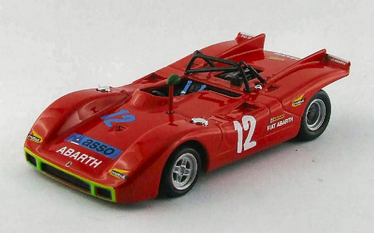 SCALE MODEL COMPATIBLE WITH ABARTH SP 2000 N.12 RETIRED TARGA FLORIO 1971 OSTINI-TARAMAZZO 1:43 BEST MODEL BT9540